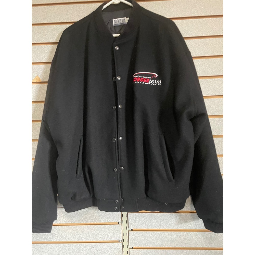 VCC Club Collection Phillips 66‎ Borger Team Wool Blend Jacket Mens XL